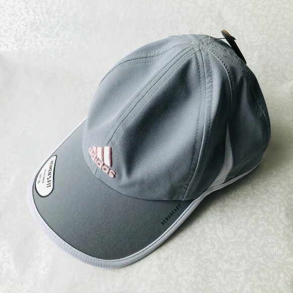Adidas Women Aeroready  Running Athletic Cap Hat  Adjustable Strap Back UPF 50 - Picture 1 of 5